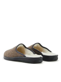 Mules mixtes fourrées