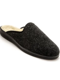 Mules mixtes fourrées laine majoritaire
