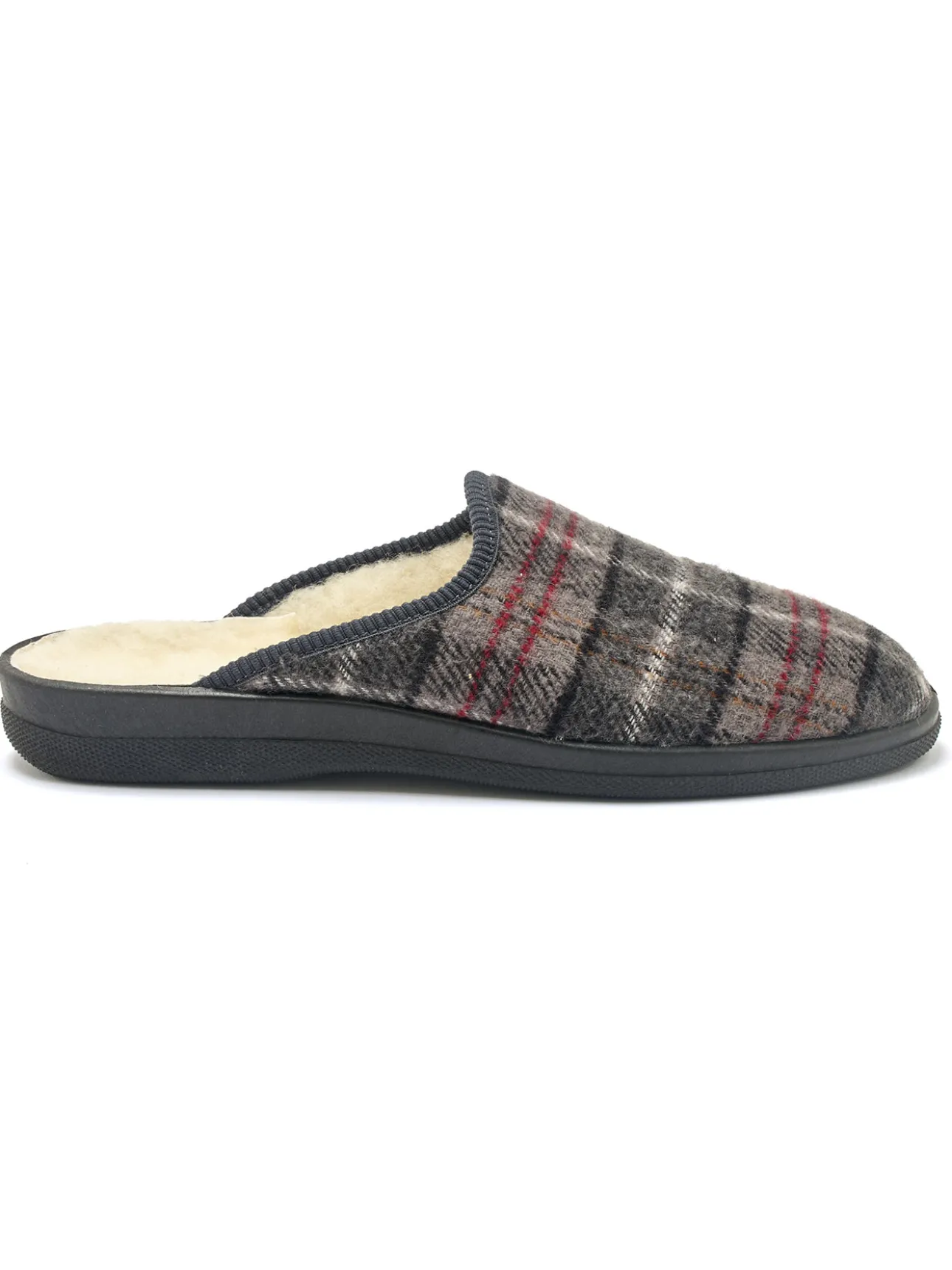 Mules mixtes fourrées laine majoritaire