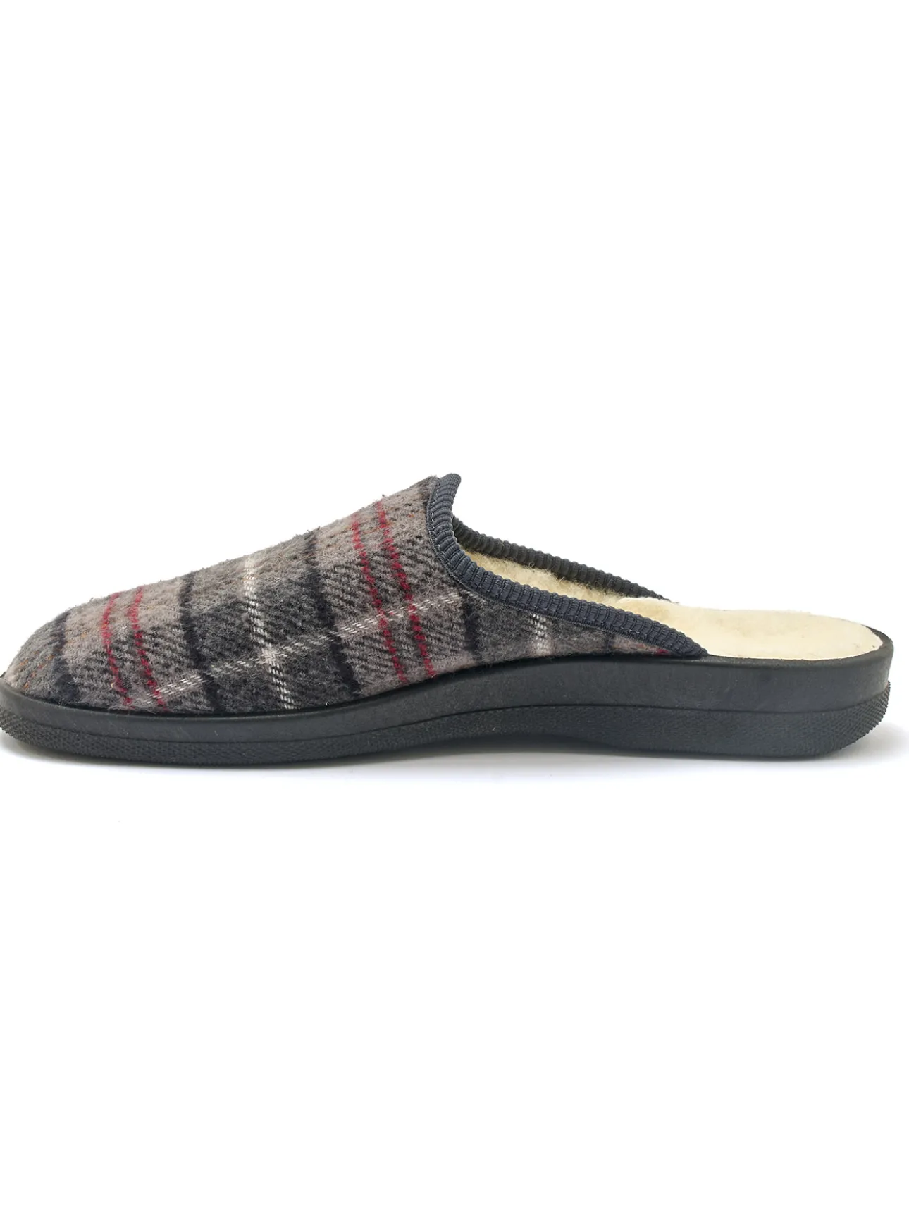 Mules mixtes fourrées laine majoritaire