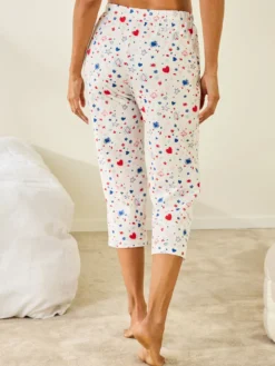 Pantacourt de pyjama en coton