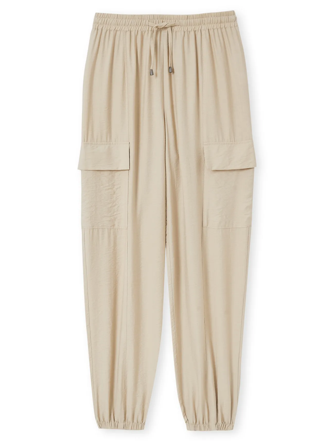 Pantalon cargo élastiqué