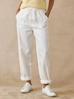 Pantalon cargo élastiqué
