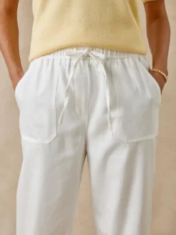 Pantalon cargo élastiqué