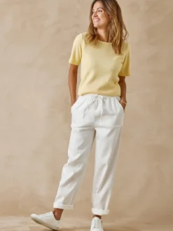 Pantalon cargo élastiqué