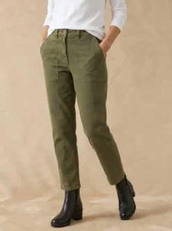 Pantalon cargo 7/8ème élastiqué