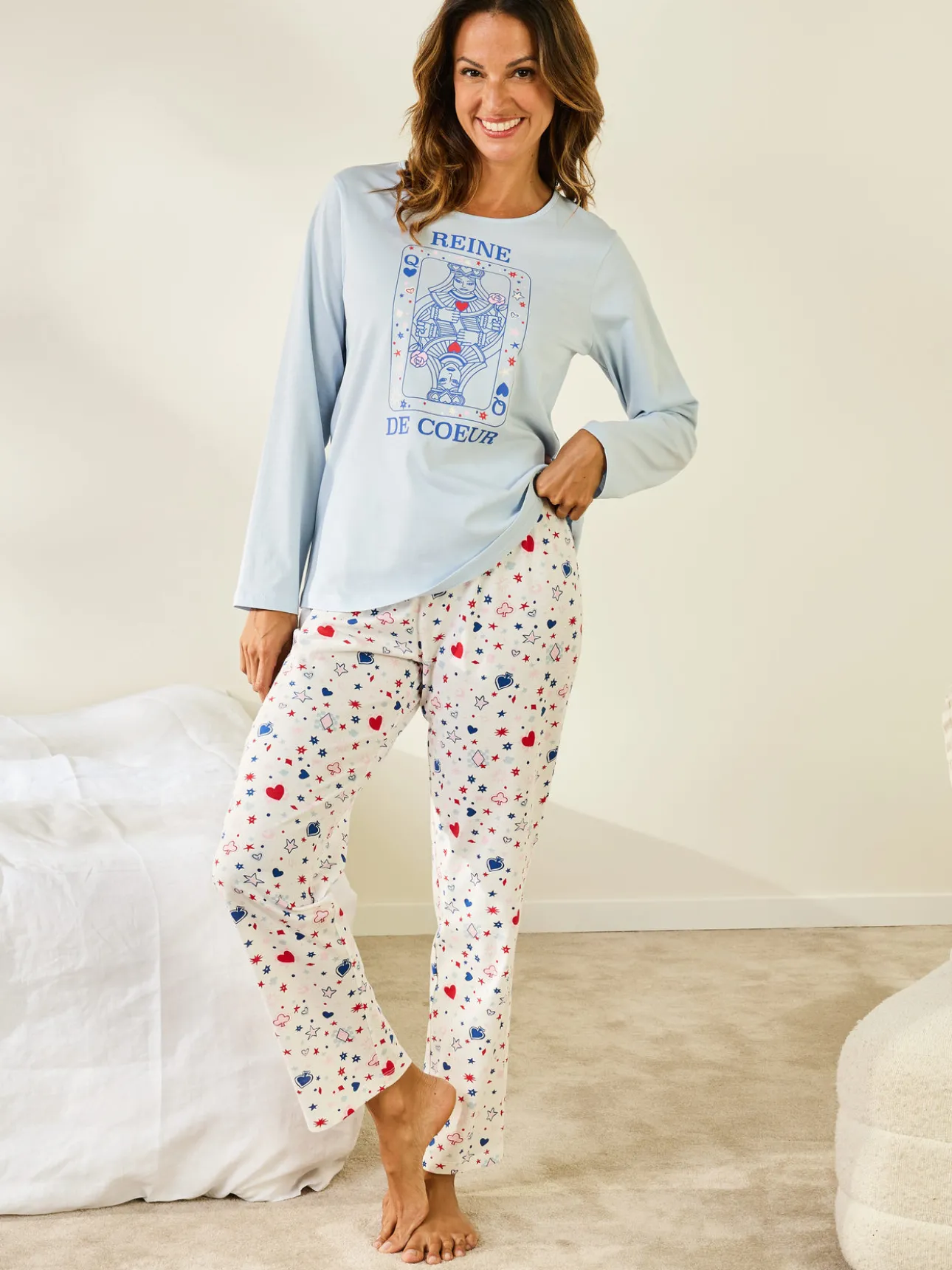 Pantalon de pyjama en coton