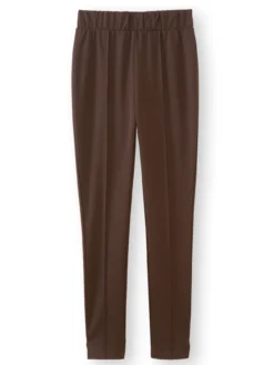 Pantalon droit élastiqué maille milano