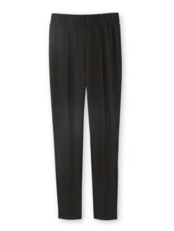 Pantalon droit élastiqué maille milano