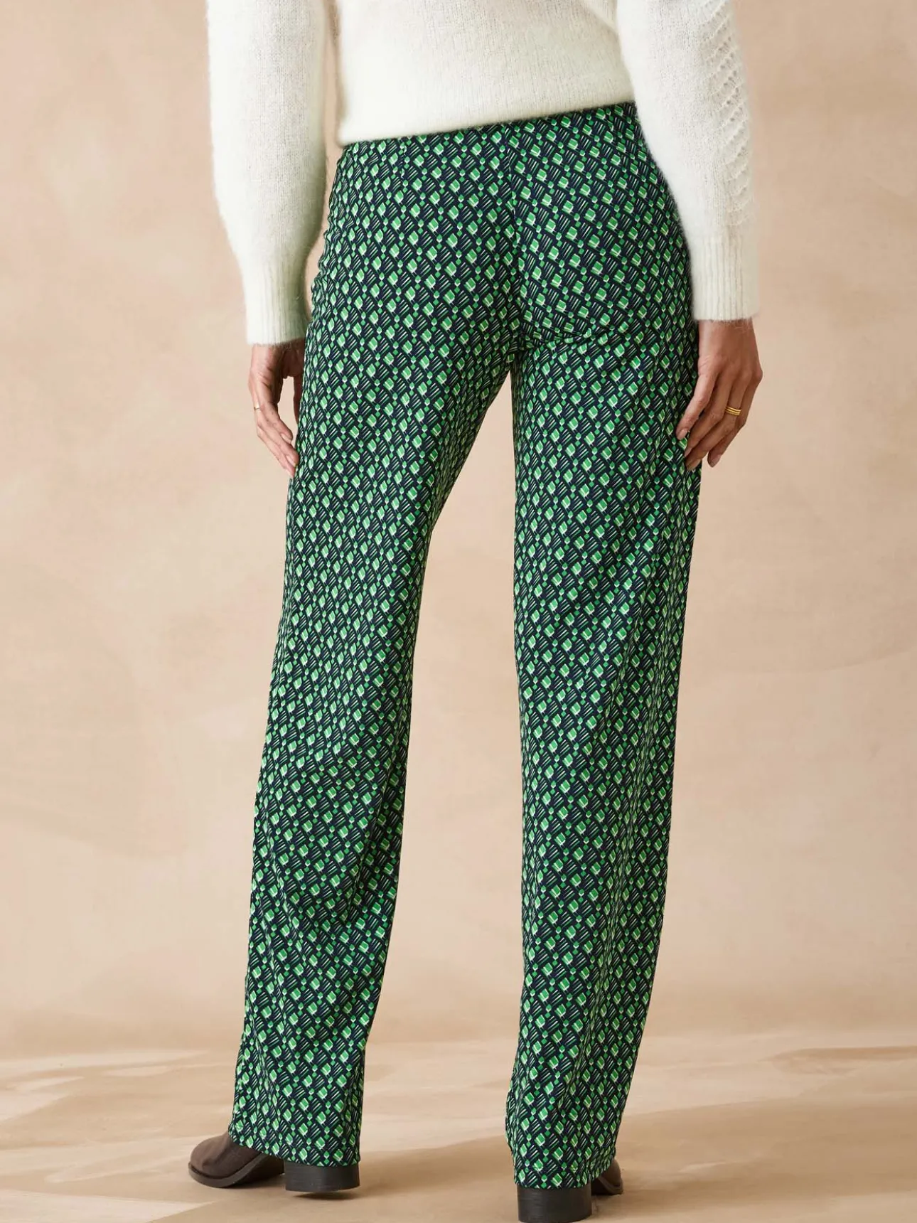 Pantalon en crêpe fluide