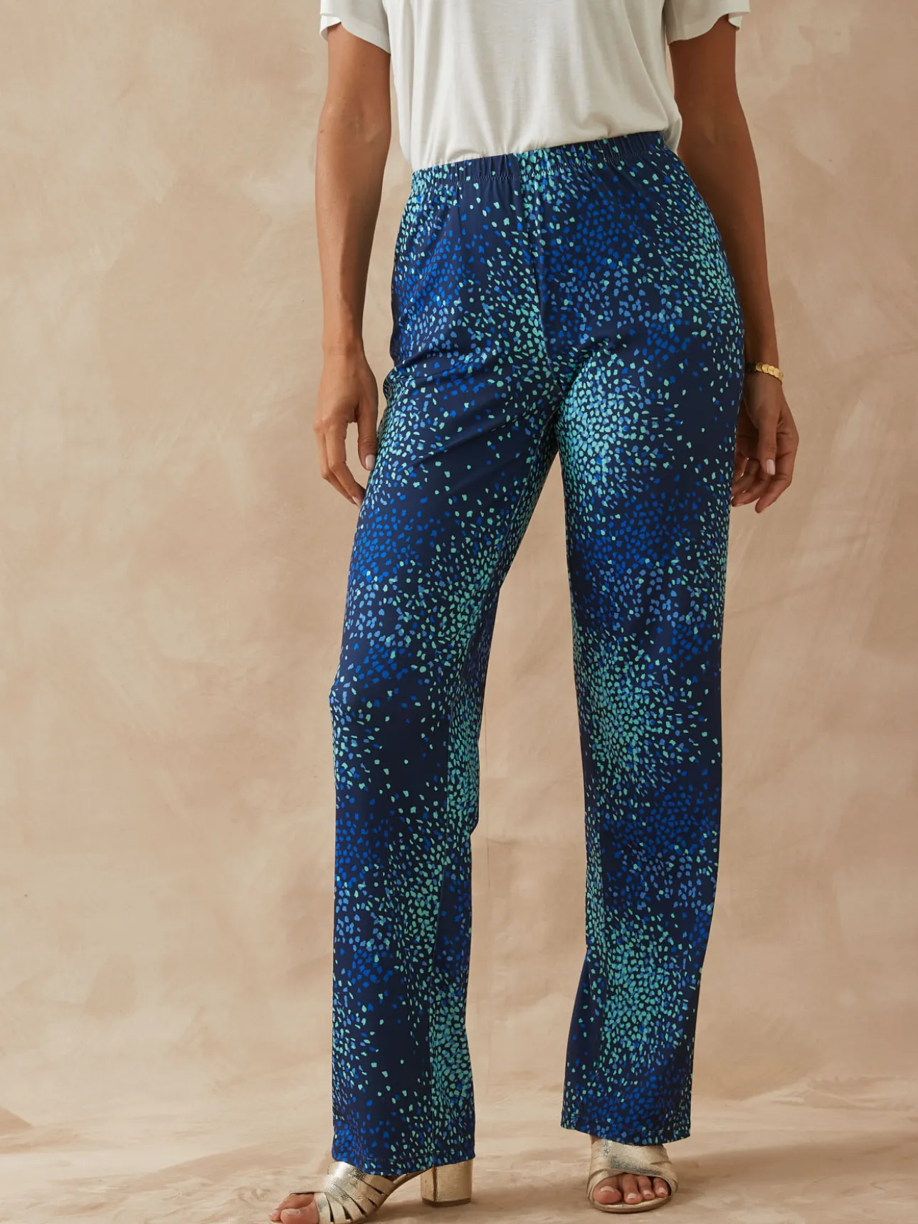 Pantalon en crêpe fluide