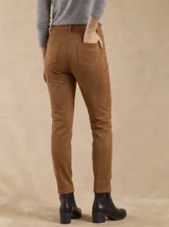 Pantalon en suédine