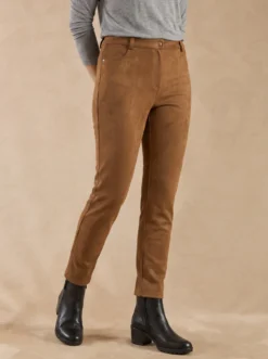 Pantalon en suédine