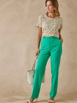 Pantalon entièrement élastiqué