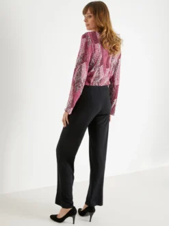 Pantalon entièrement élastiqué en maille