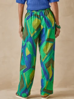 Pantalon fluide bas large
