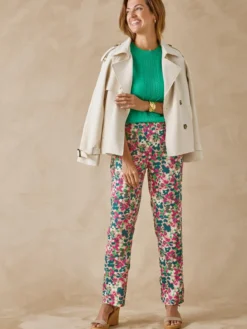 Pantalon fluide entièrement élastiqué