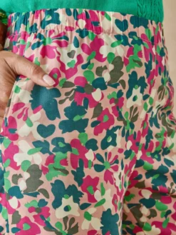Pantalon fluide entièrement élastiqué