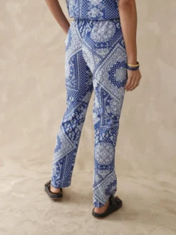 Pantalon fluide entièrement élastiqué