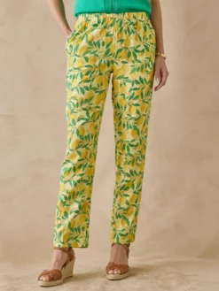 Pantalon fluide entièrement élastiqué