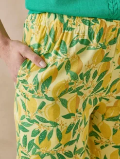 Pantalon fluide entièrement élastiqué