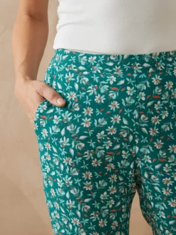 Pantalon fluide élastiqué