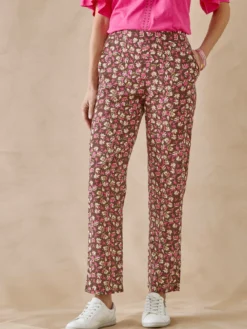 Pantalon fluide élastiqué