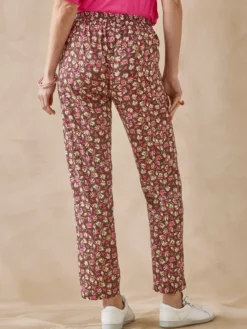 Pantalon fluide élastiqué