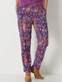 Pantalon fluide élastiqué
