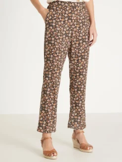 Pantalon fluide élastiqué