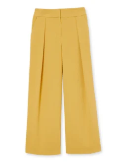 Pantalon large en crêpe