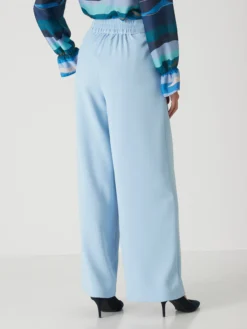 Pantalon large en crêpe