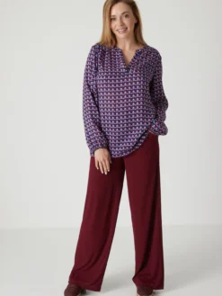 Pantalon large et droit