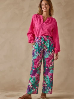 Pantalon large et fluide