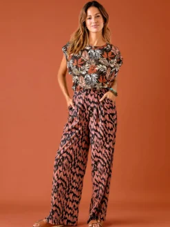 Pantalon large et fluide