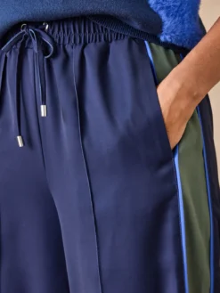 Pantalon large palazzo élastiqué