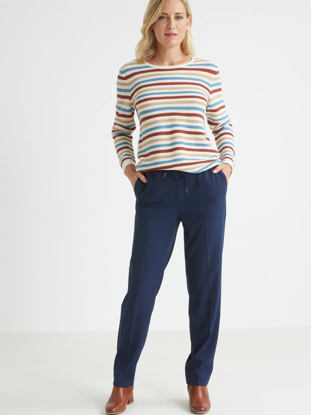 Pantalon élastiqué