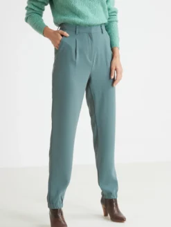 Pantalon élastiqué dos bas élastiqué