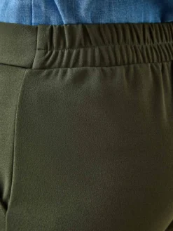 Pantalon élastiqué en maille