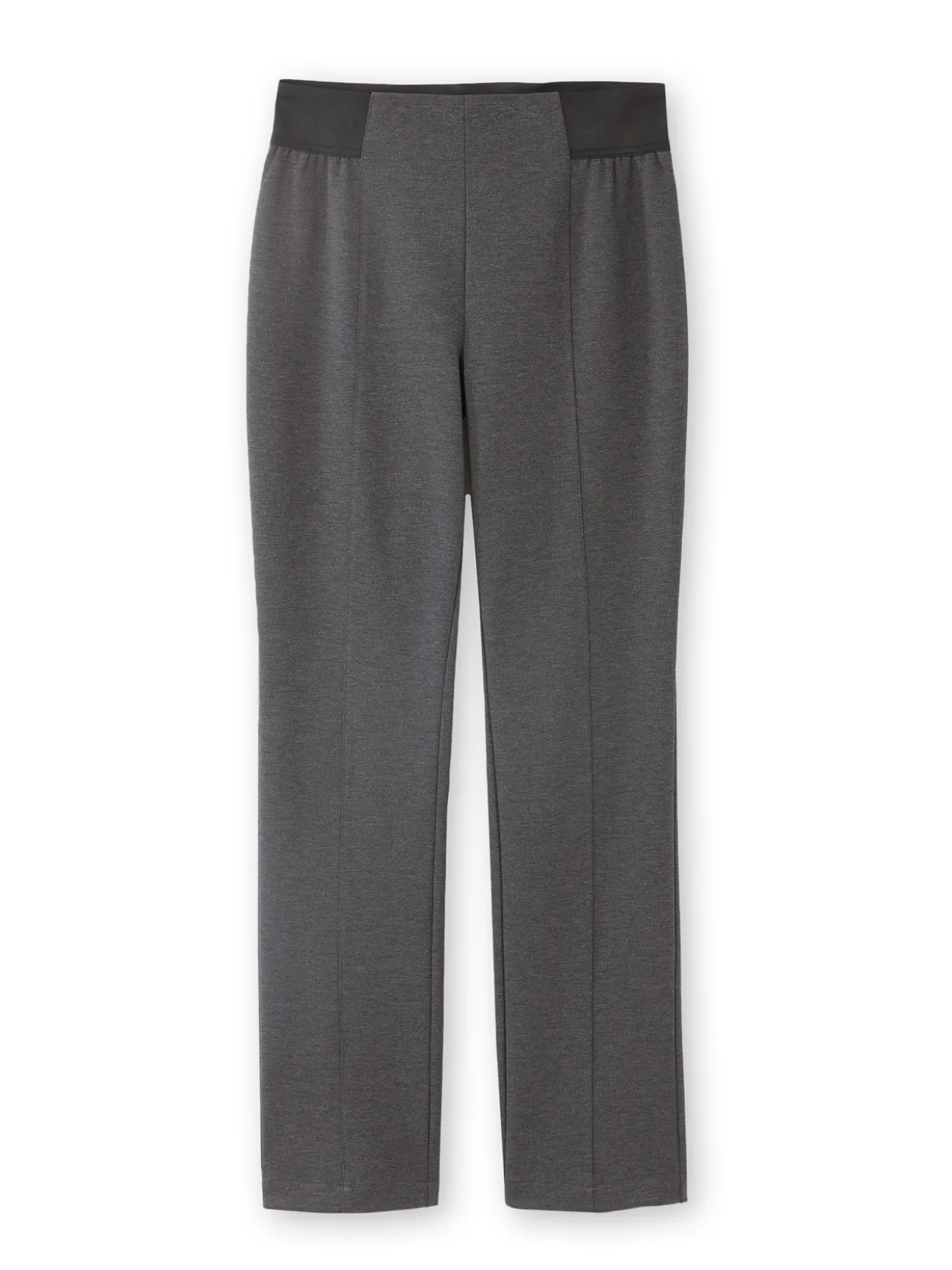Pantalon élastiqué en maille milano