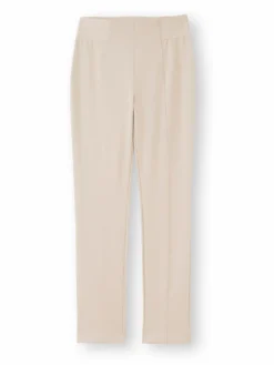 Pantalon élastiqué en maille milano