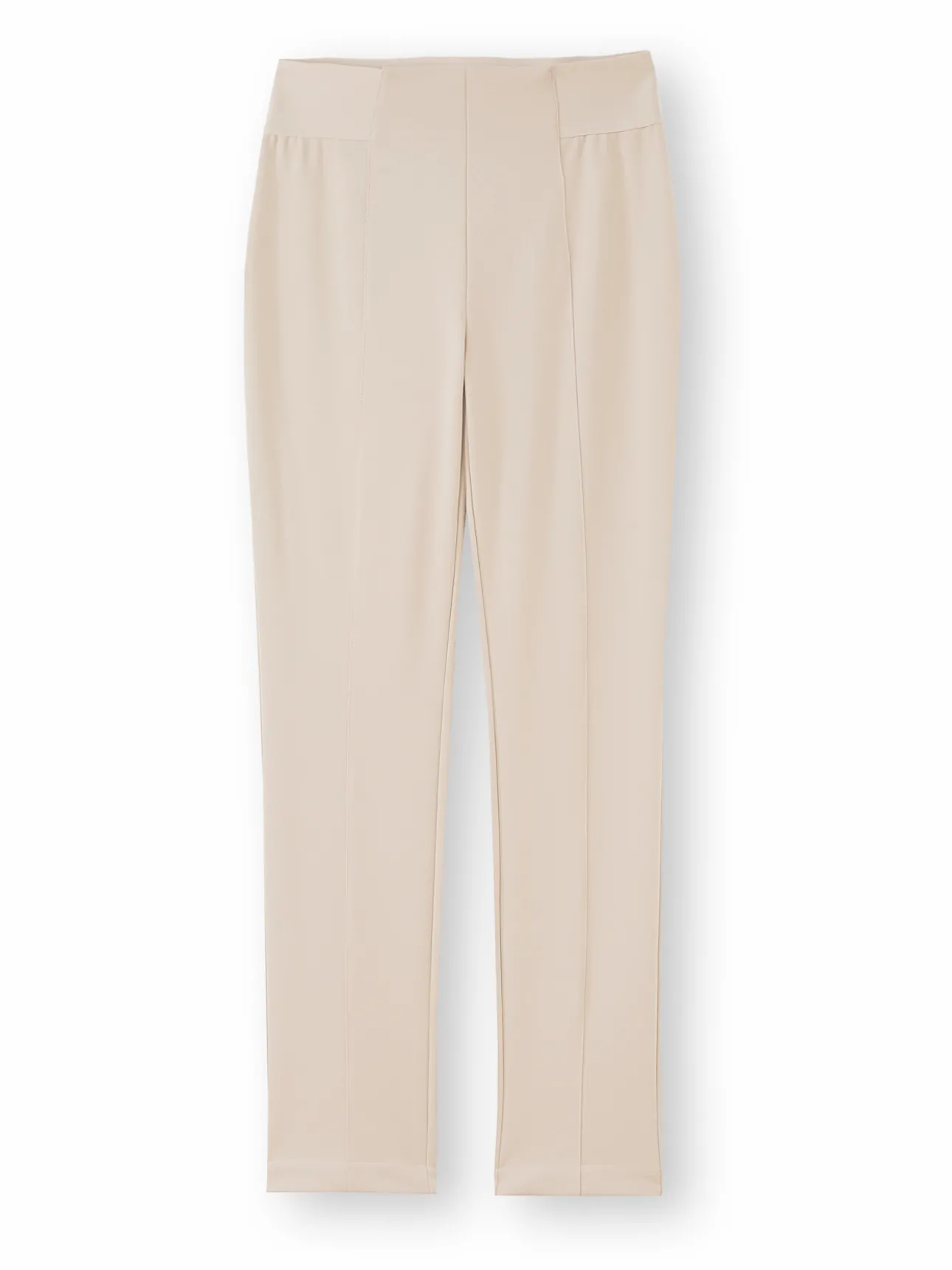 Pantalon élastiqué en maille milano