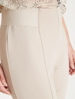 Pantalon élastiqué en maille milano