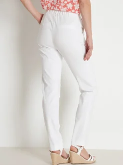 Pantalon élastiqué maille milano