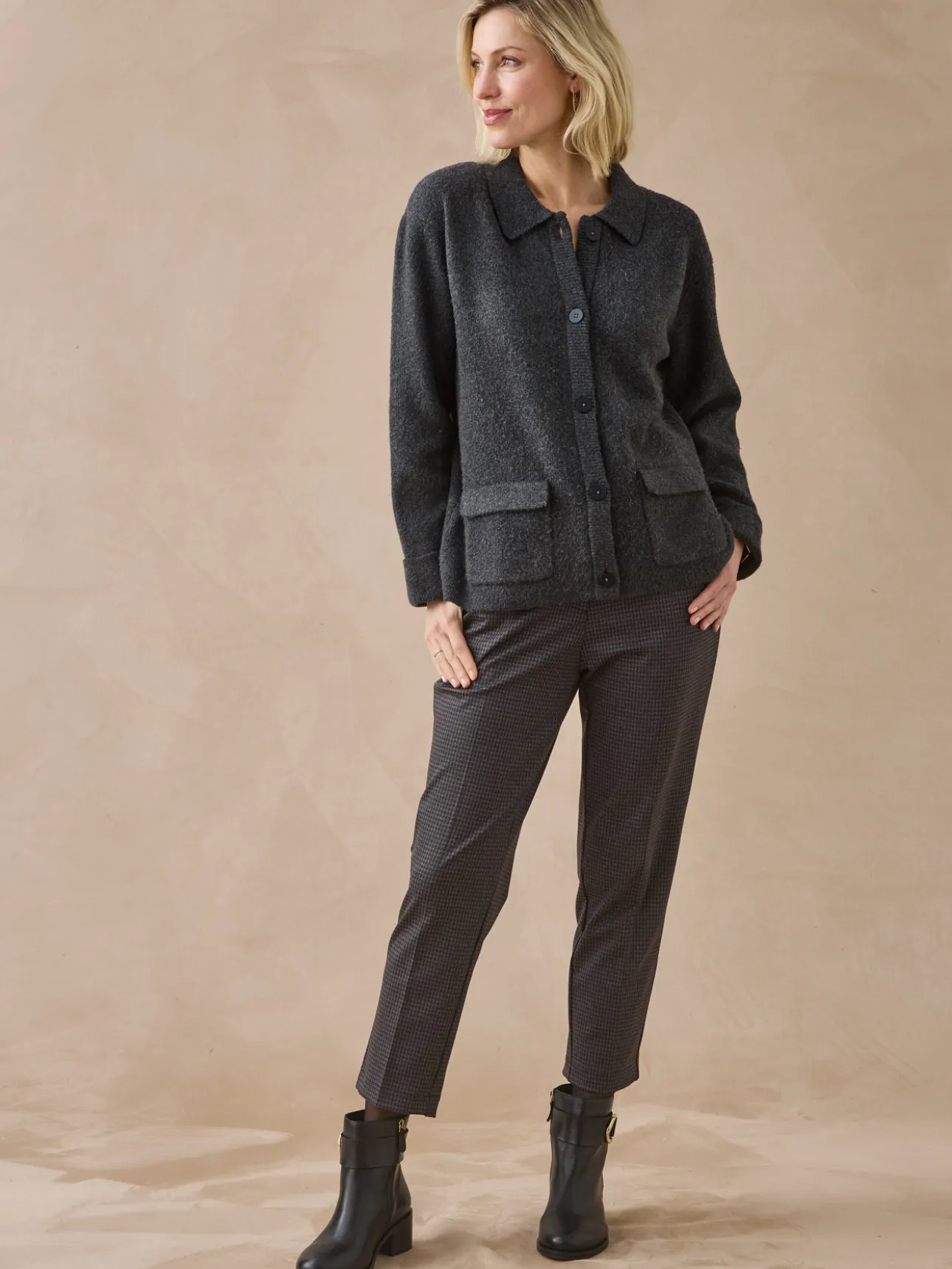 Pantalon 7/8ème en maille milano