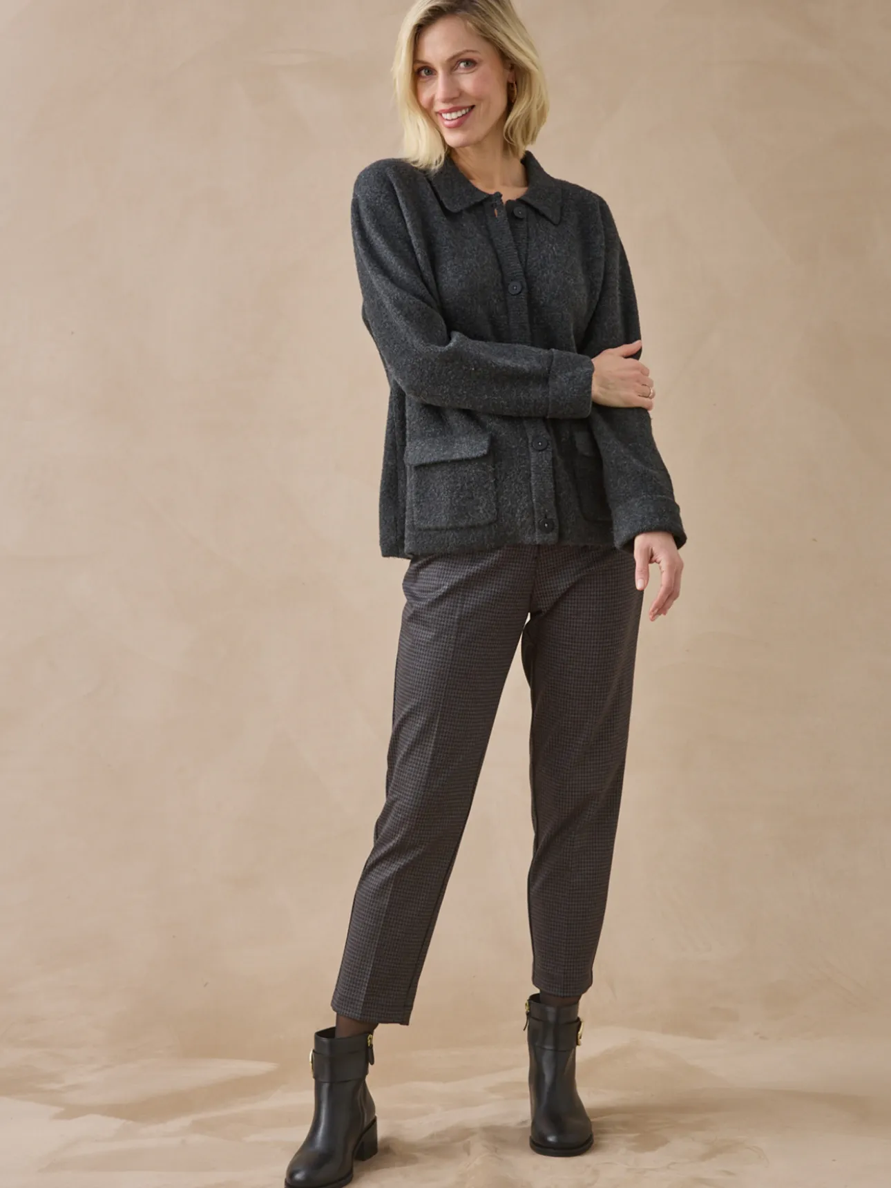 Pantalon 7/8ème en maille milano