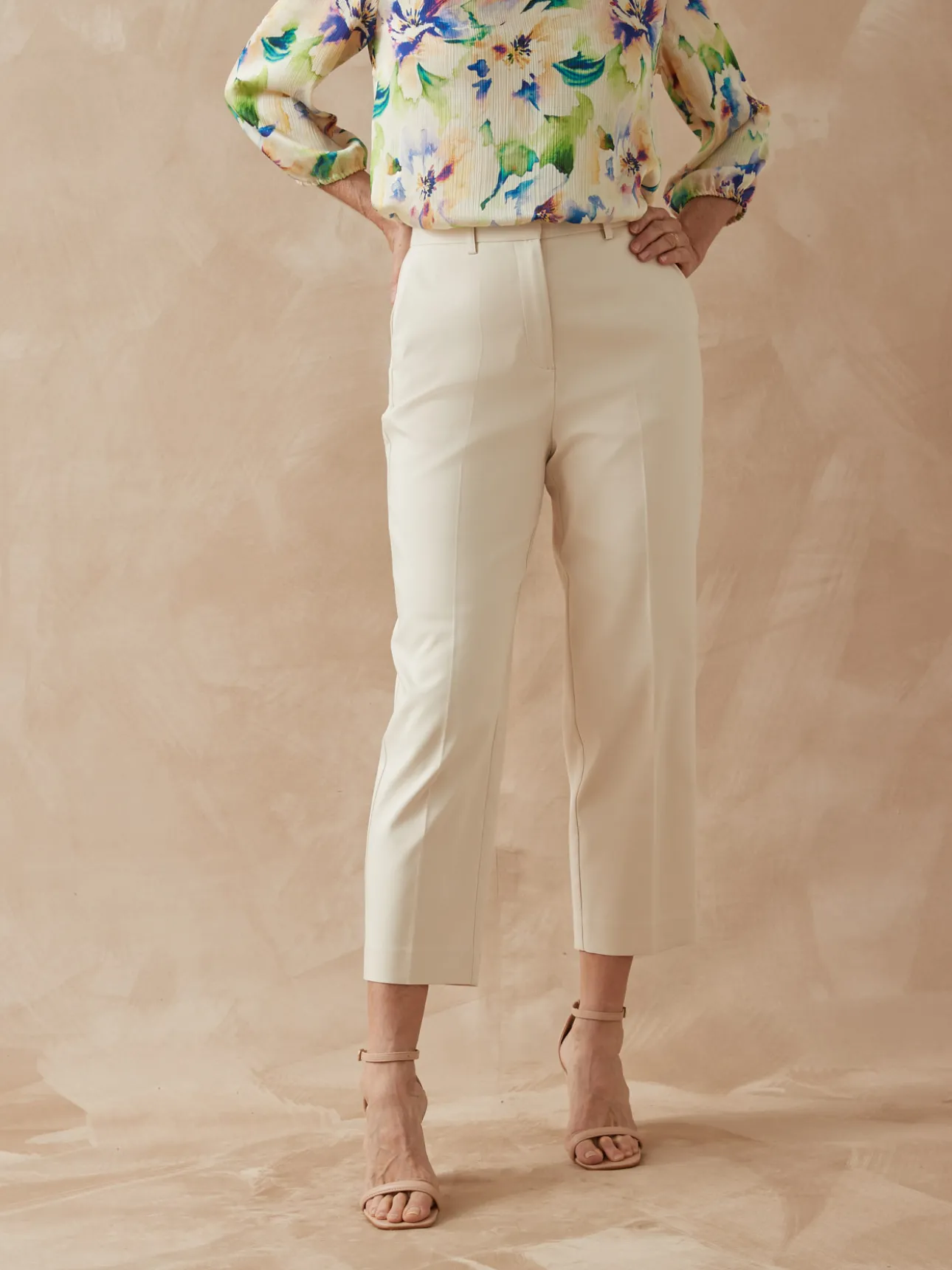 Pantalon 7/8ème en toile extensible