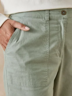Pantalon 7/8ème en toile extensible