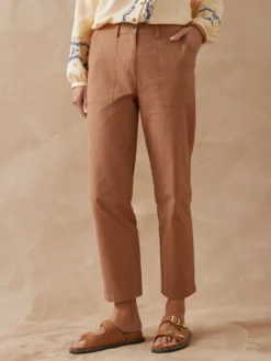 Pantalon 7/8ème en toile extensible