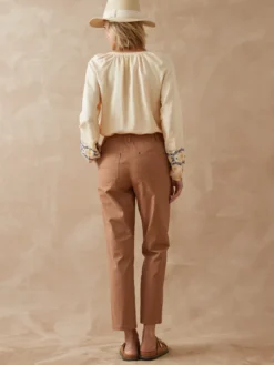 Pantalon 7/8ème en toile extensible